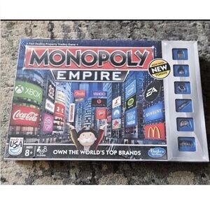 MONOPOLY-
Empire Board Game-
Silver A4770-
2014-
Brand New-
Factory Sealed